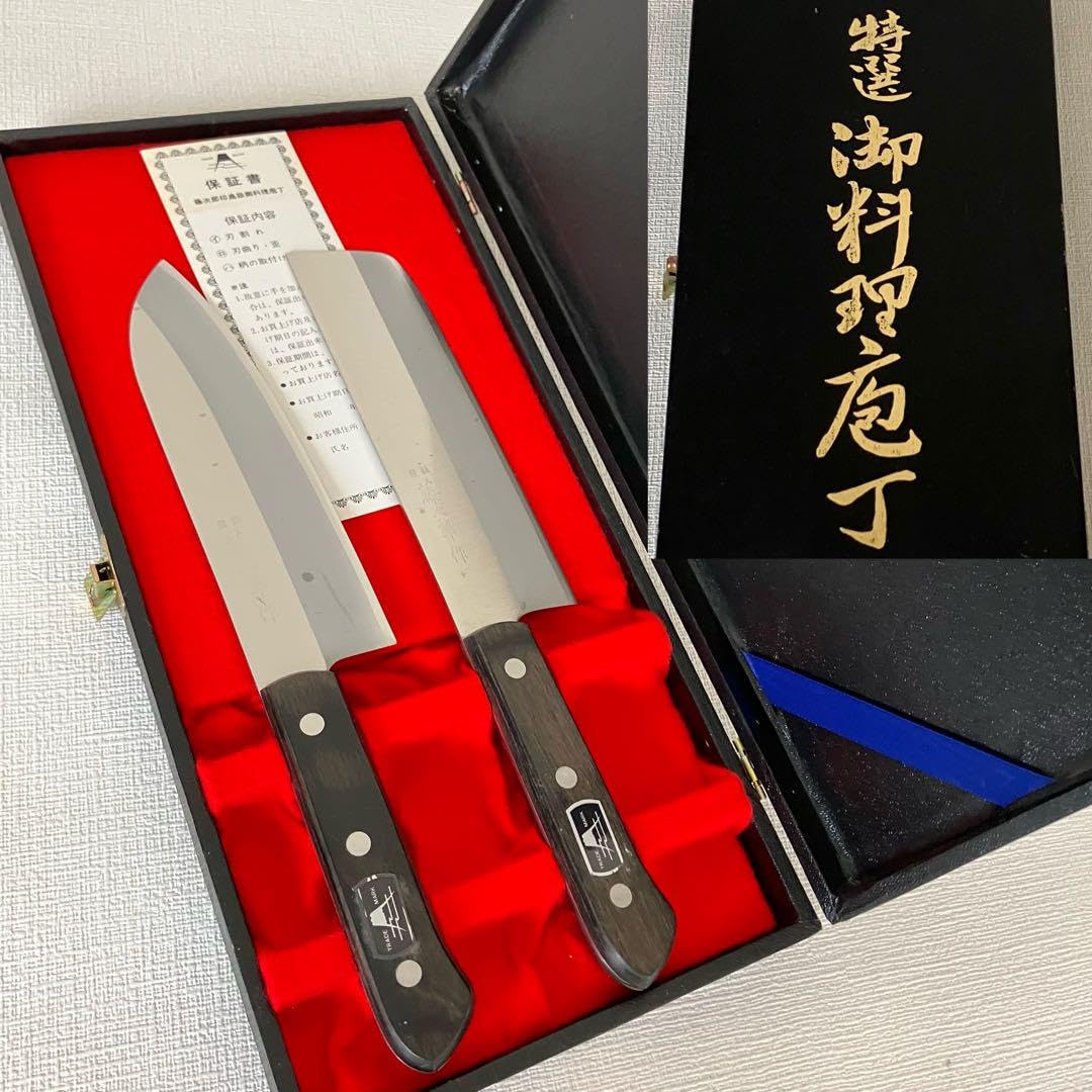 Amazon | 藤次郎作 包丁 特選 御料理包丁 2点セット ケース入り | ノー
