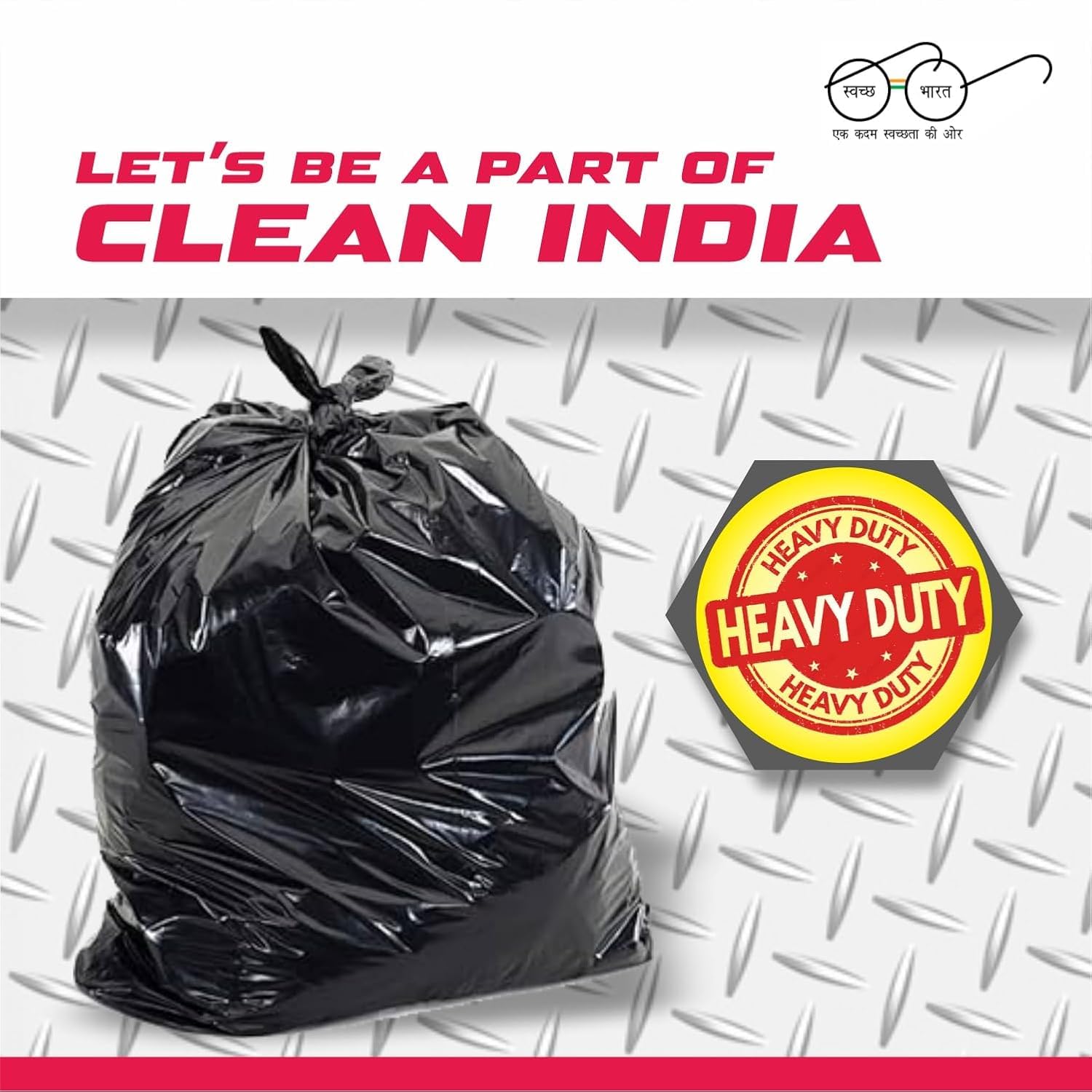 Black Garbage Bags - Leak Proof & Durable -4