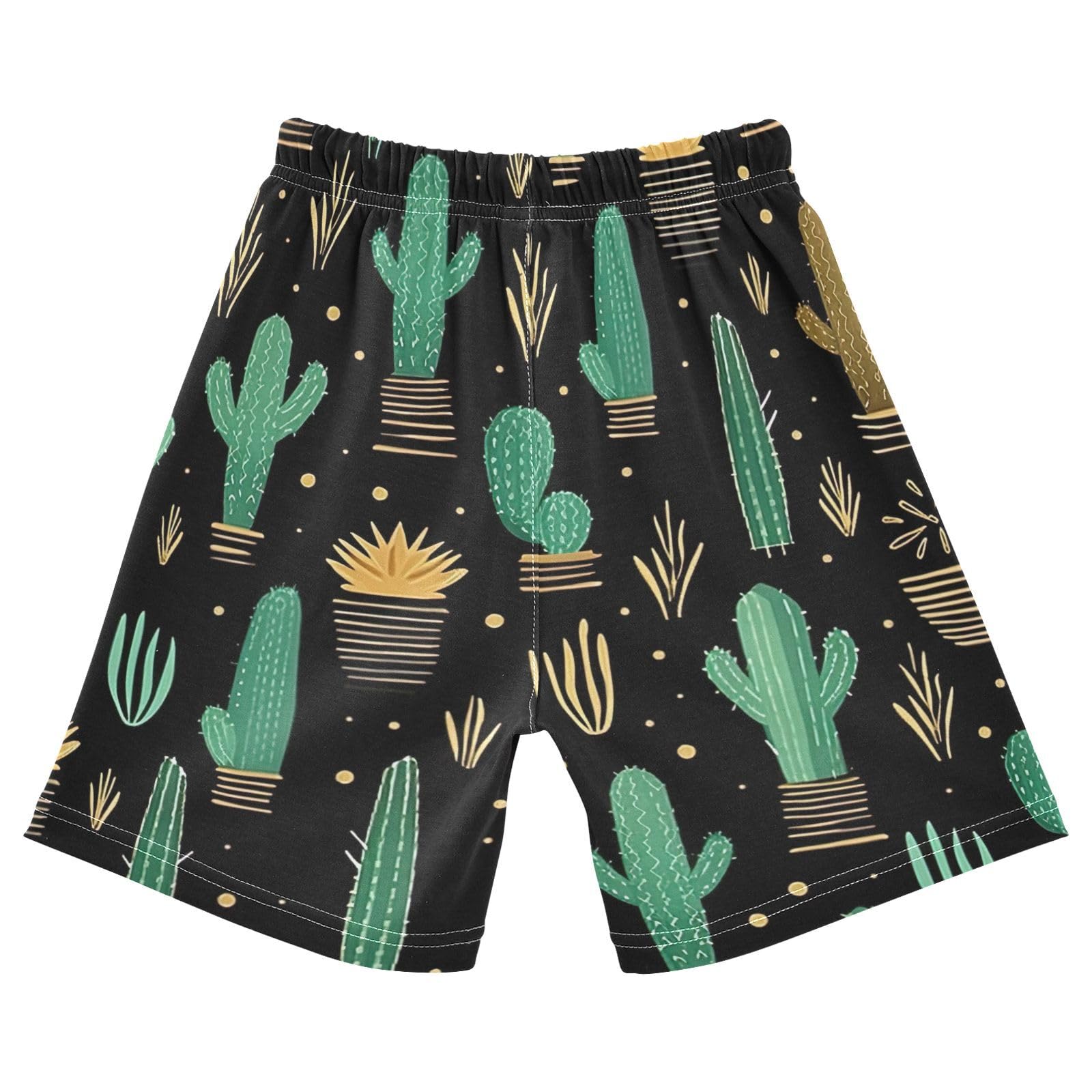 innewgogo Succulents Flower Cactus Colorful Toddler Baby Boy Girl Cotton Pull-On Shorts Elastic Waist Athletic Casual Shorts Kids Pants 5T Multi