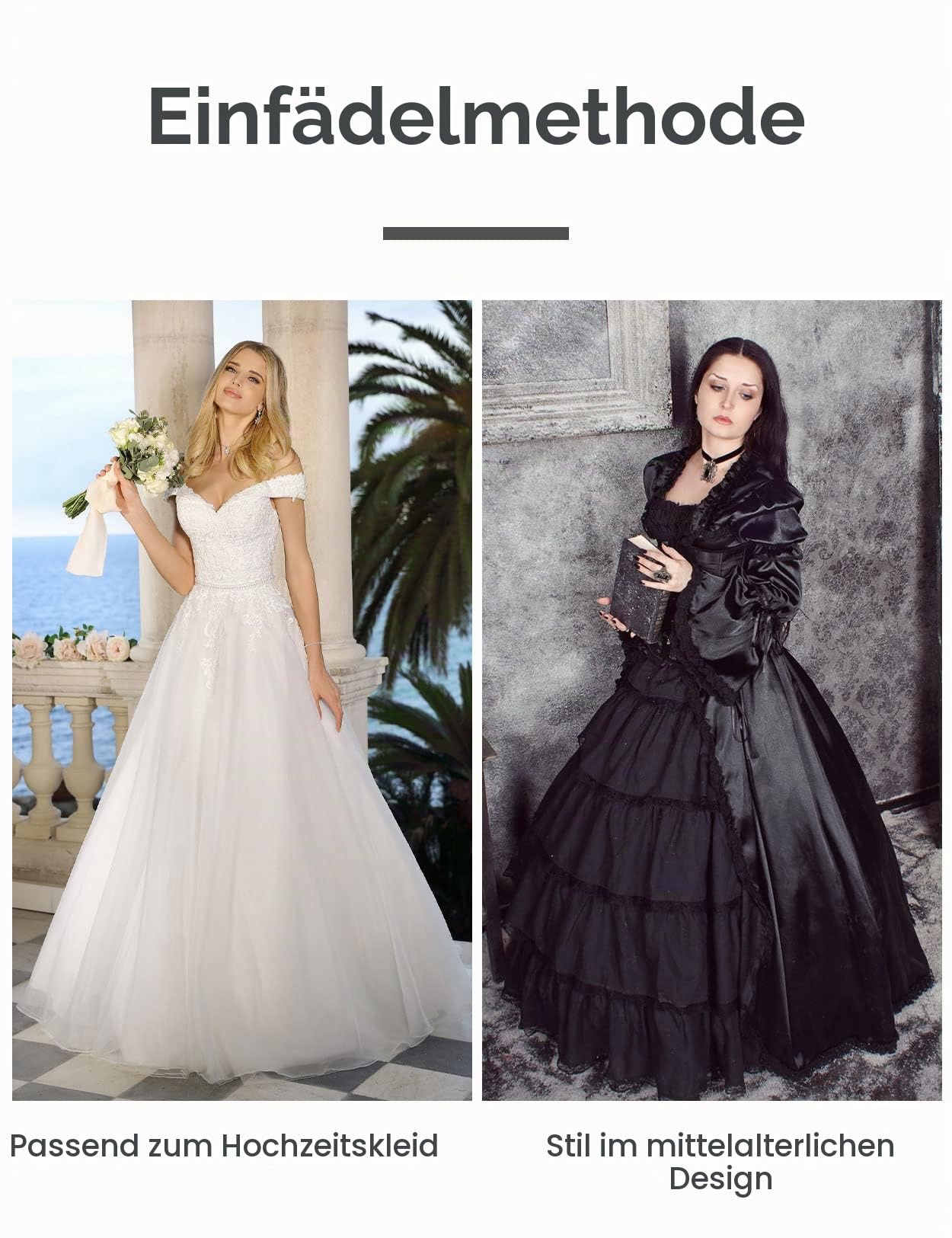 BEAUTELICATE Damen Reifrock Brautkleid Lang A-Linie Petticoat Rockabilly Barock Kleid Unterröcke Krinoline 4 Ringe mit Rüschen fur Hochzeit Karneval Halloween