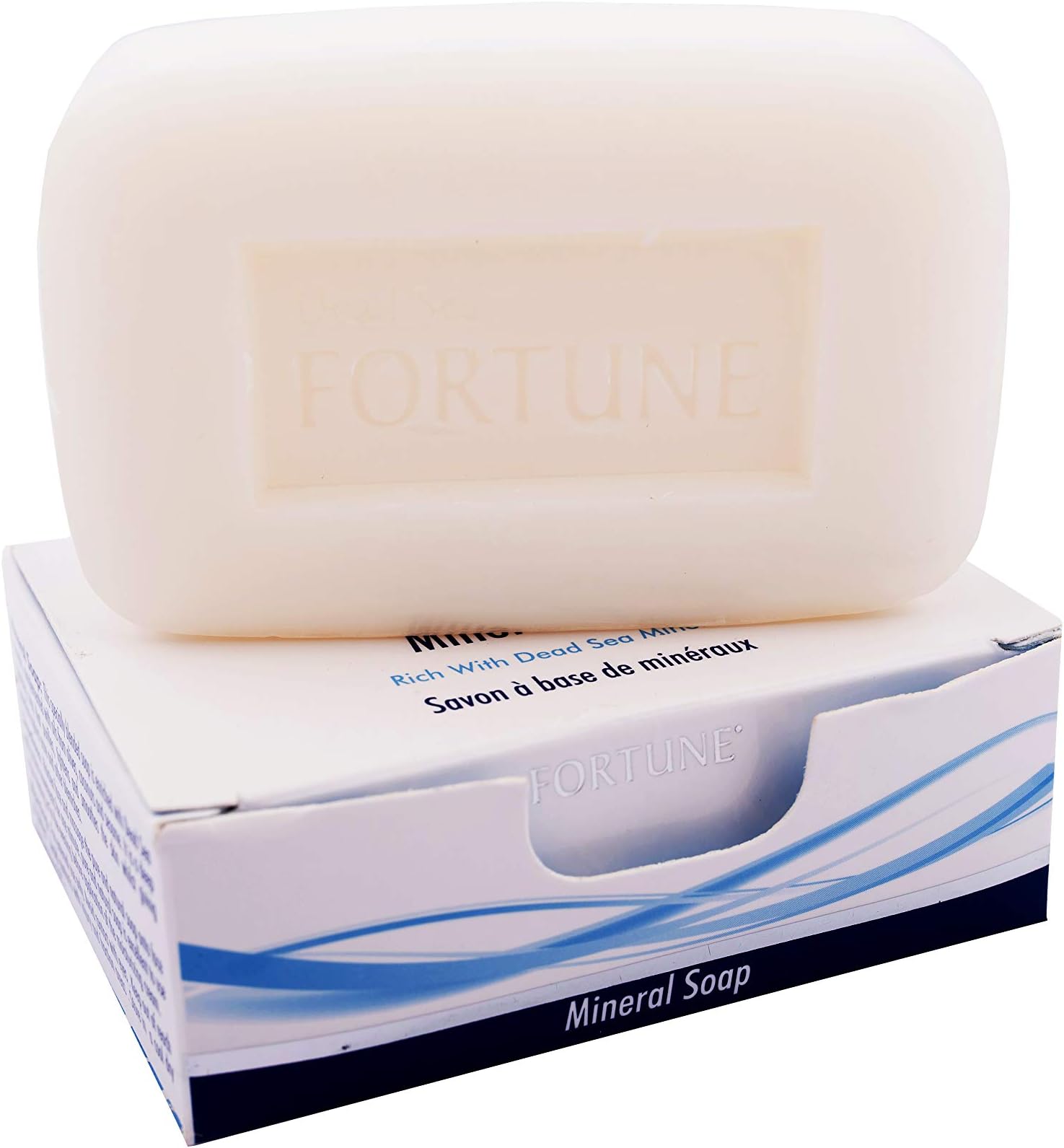 FORTUNE Dead Sea Mineral Soap: Cleanse, Hydrate, Purify, Anti-Acne Blemish, Tighten Pores