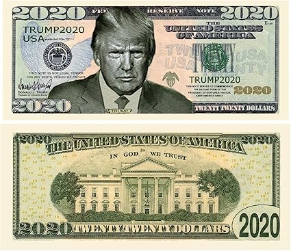 Amazon Com Pack Of 50 Donald Trump Serious Business Dollar Bill Re Election Gift Limited Edition Novelty Dollar Bill The Best Gift Or Keepsake For Lovers Of Our Great