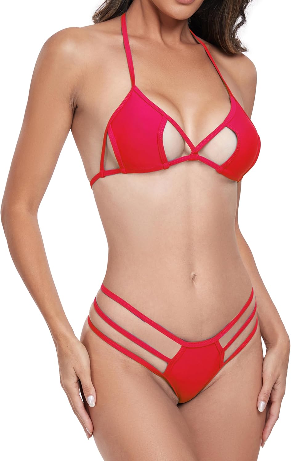 SHERRYLO Micro Bikini Extreme Thong Swimsuit for Women Sexy Bikinis Gstring Bottom Womens Two Piece Bathing Suits Swimsuits - Image 3