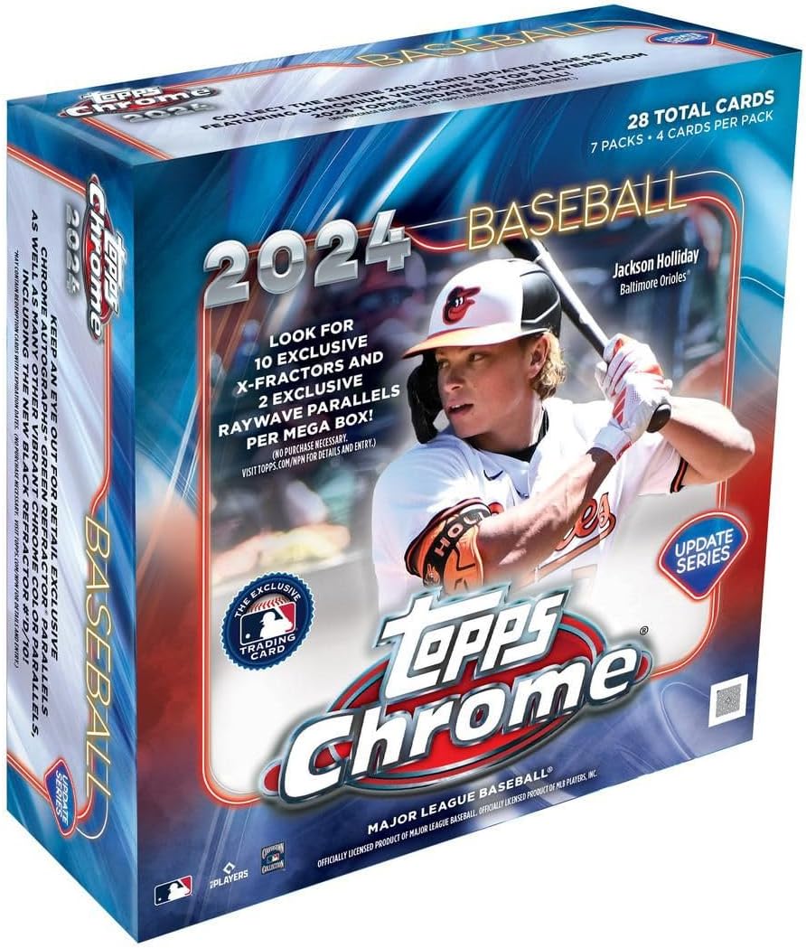 2024 Topps Chrome Update Baseball MEGA box (7 pks/bx) Thumbnail