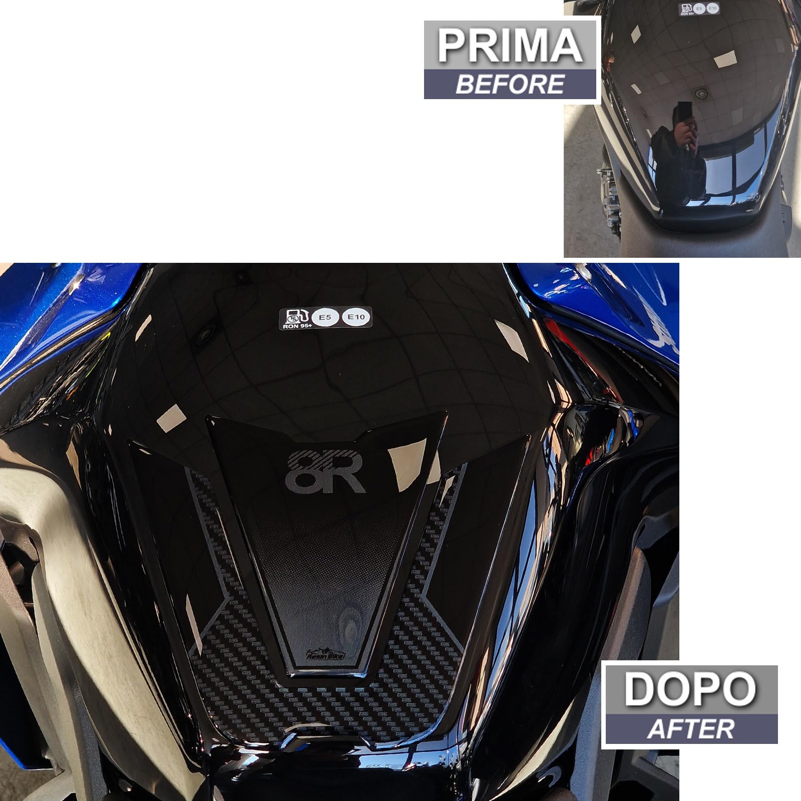 Resin Bike Aufkleber-Set Für Suzuki GSX 8R (2024-2025) – Carbon-Optik, Harzbeschichtet, Zum Schutz & Dekorieren
