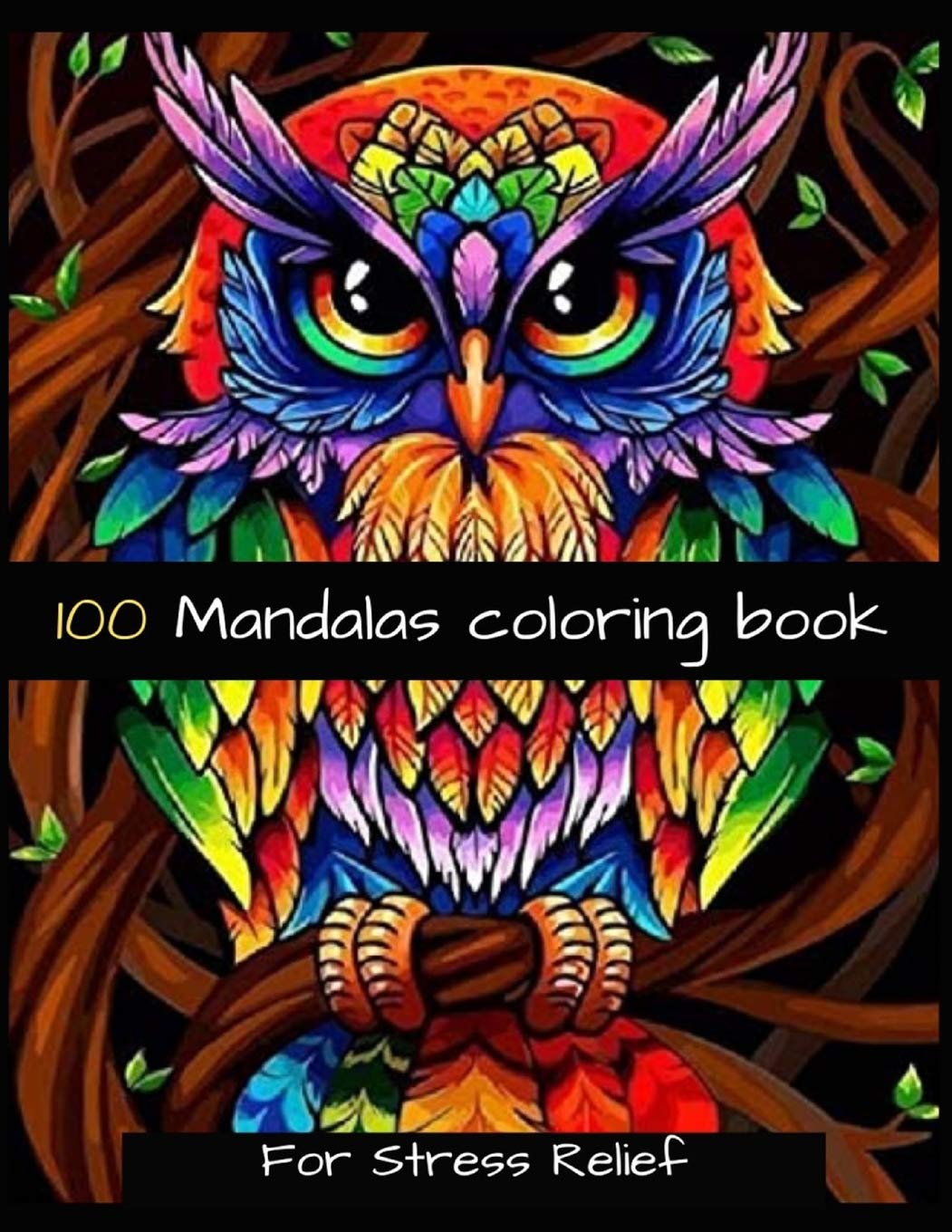 100 Mandalas: Coloring Book for Stress Relief