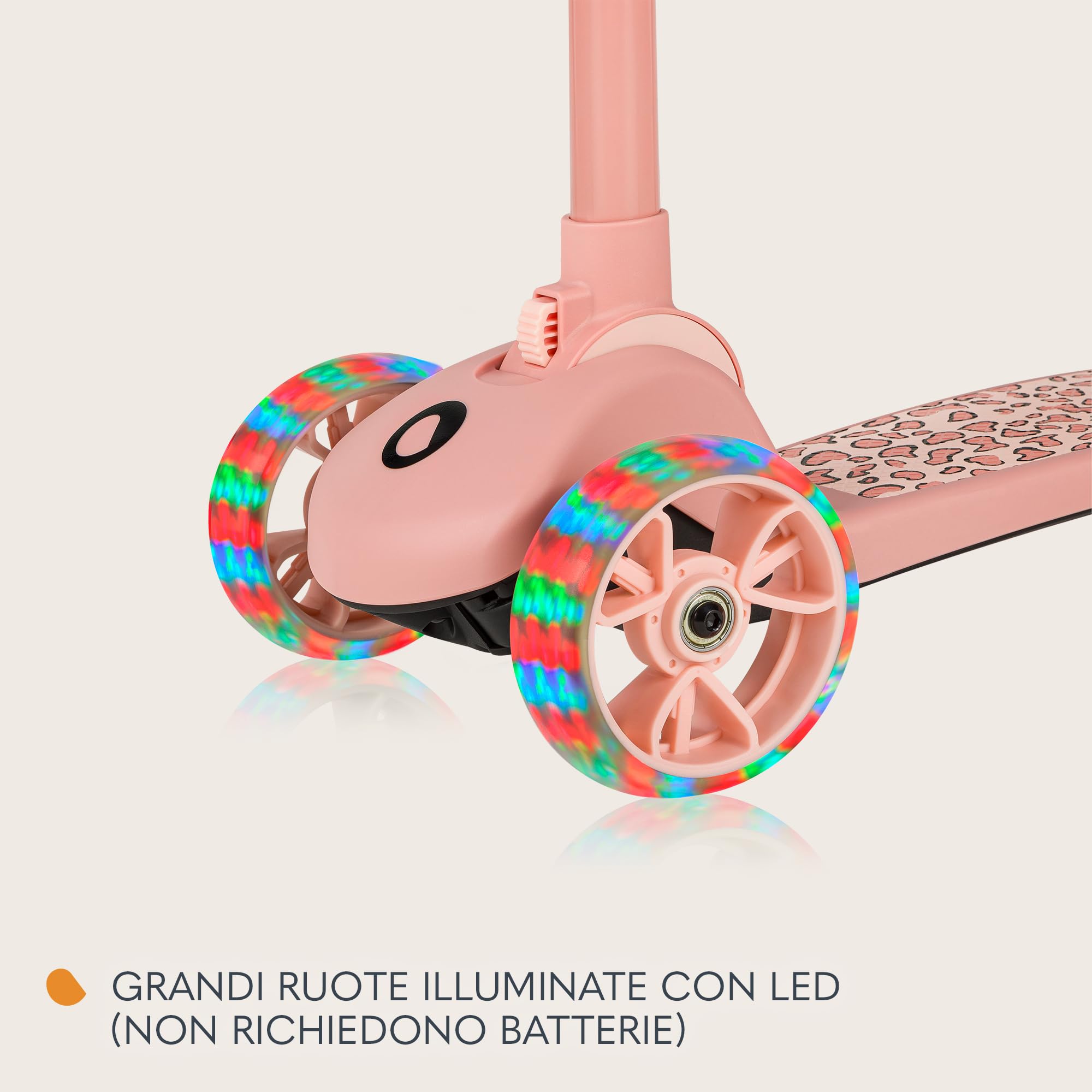 Lionelo FRANKY 2 in 1 Bicicletta e Monopattino per Bambini Fino a 50 kg Adatto da 1 a 7 Anni con Sedile e Manubrio Regolabile, Ruote LED, Telaio Rinforzato, Pedana antiscivolo, Cestino