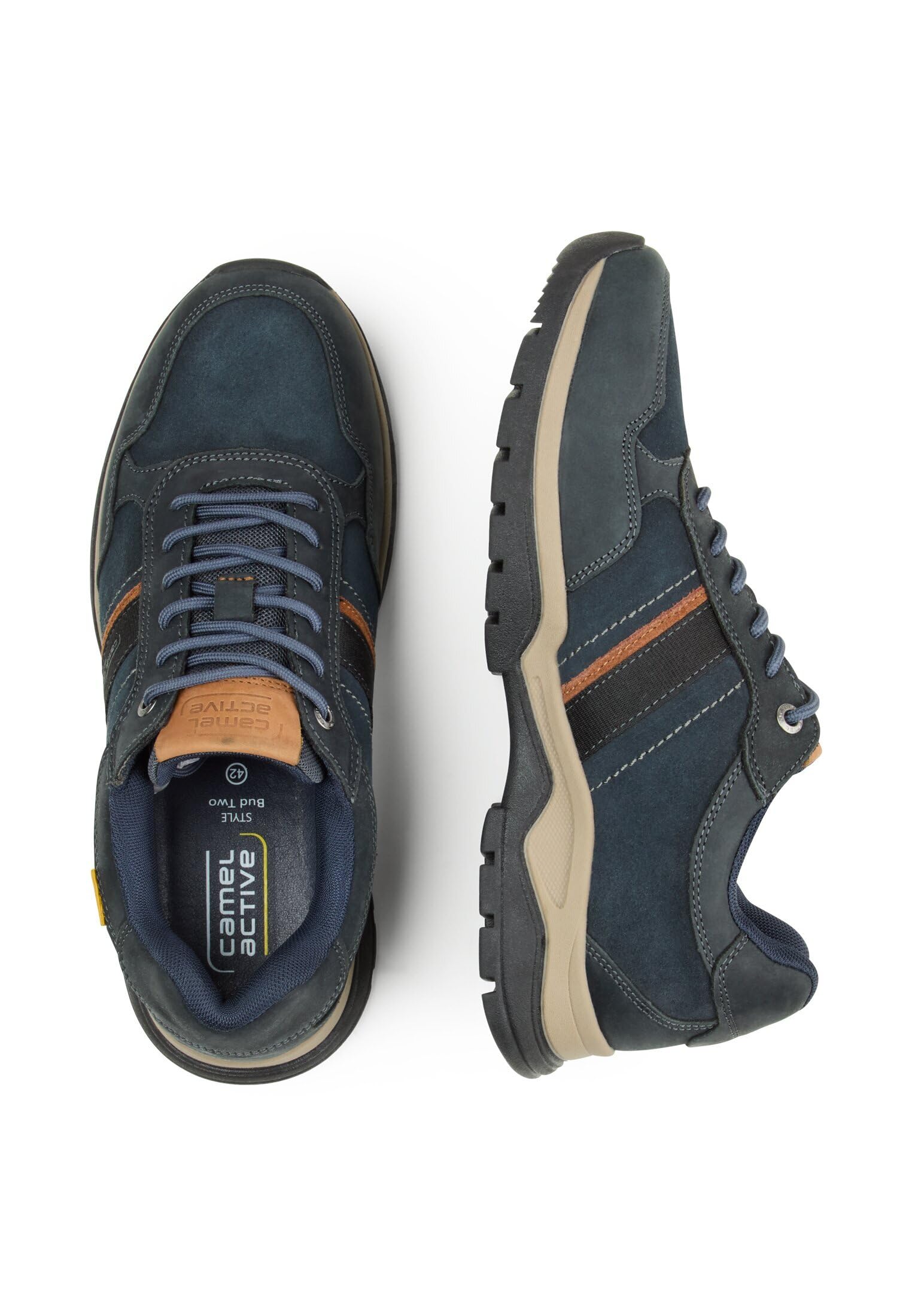 camel active Herren Sneaker mit Kontrastdetails