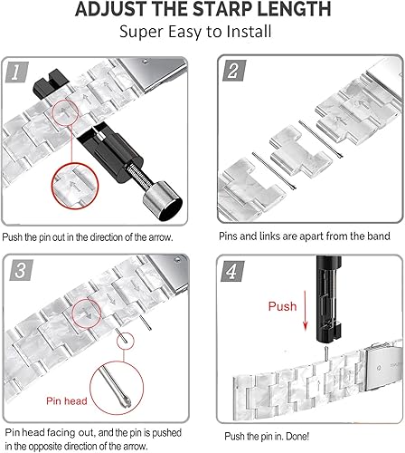 Miniatura 7 de Correas compatibles con Galaxy Watch de 1.81 pulgadas  Galaxy 3 de 1.772 pulgadas (1.772 in), 0.86 pulgadas (0.866 in), correa de resina colorida de