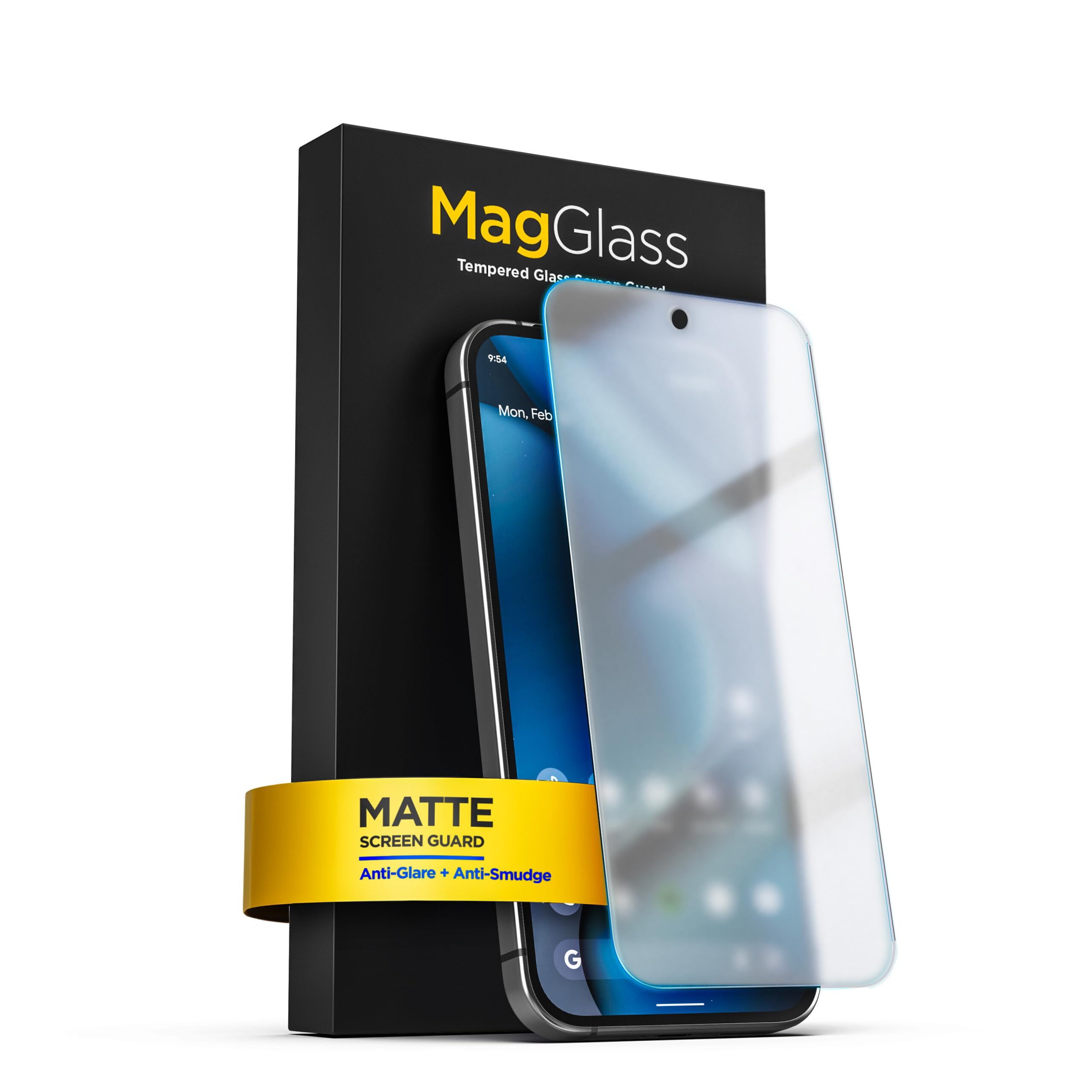 magglass for Google Pixel 10 Pro XL Matte Screen Protector (6.8") Anti-Glare Tempered Glass with Easy Applicator