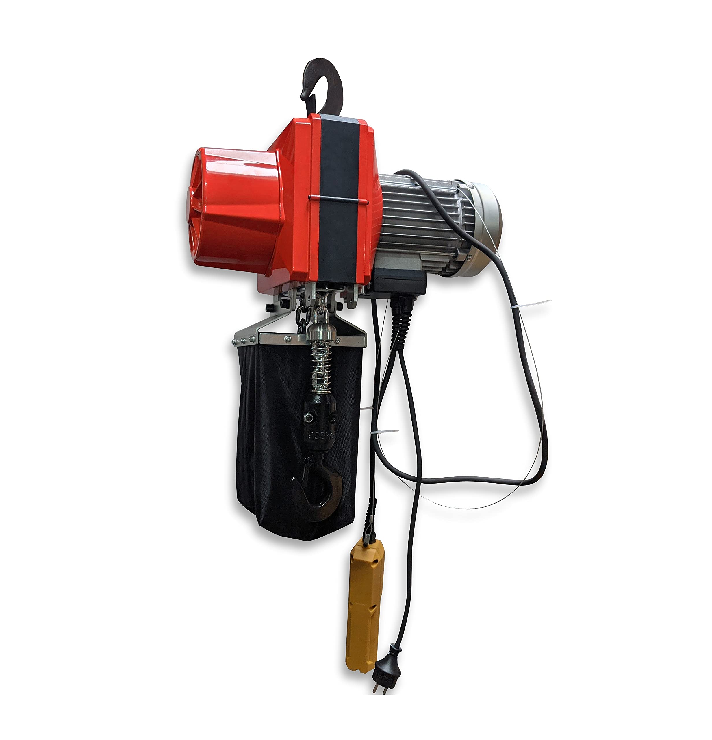 Elevador eléctrico de cadena de 990 kg, con cadena de acero de 3 metros, 230 V