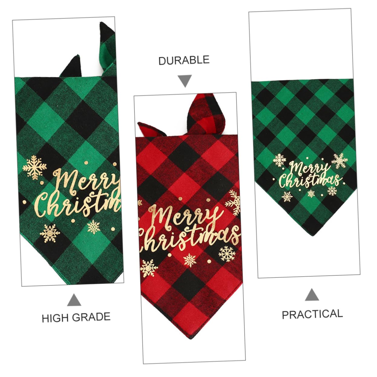 ABOOFAN 6pièces Bandanas De pour Chiens Écharpes Triangle Serviettes Saliva pour Animaux De Compagnie