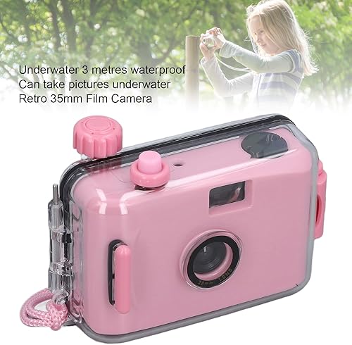 Miniatura 11 de Yunseity Cámara de película de 1.378 in, cámara de película reutilizable con funda, velocidad de obturación 1/100s F/9 lente de 1.102 in, cámara de