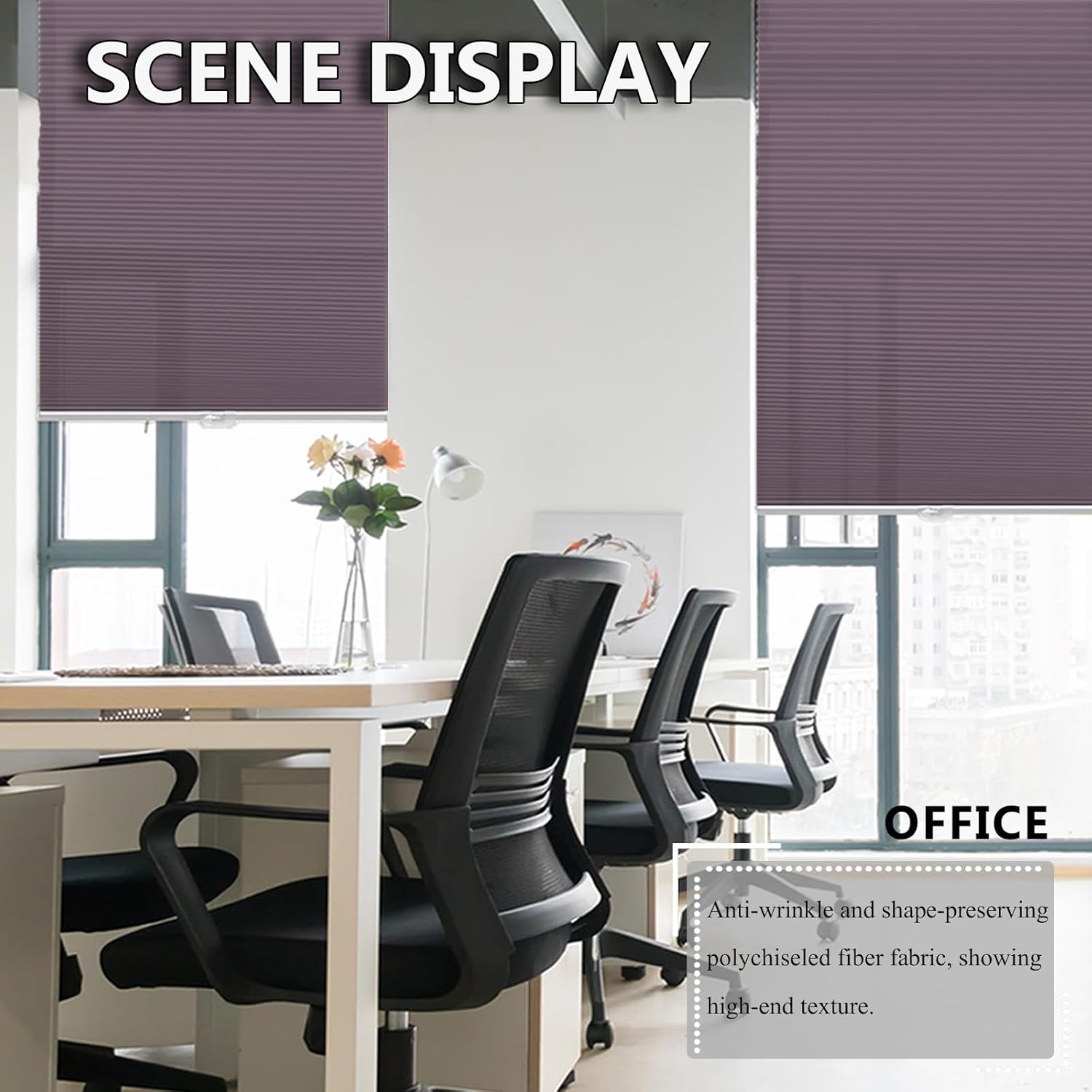 Cordless Cellular Shades, Blackout Honeycomb Blinds Window Shades Free-Stop Blackout Blinds Single Cell Honeycomb Blinds, Room Darkening Pleated Window Shades for Bedroom Nursery(Size:30"W*39"H,Color: