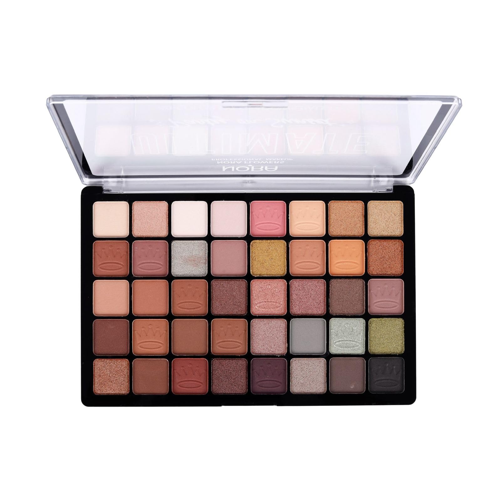 My Colors 40 Colors Eyeshadow Palette Set - Ultimate Eye Shadow Palette, Pressed Pigments, Vegan Formula, Matte, Satin, Metallic - 52g Gift for Women and Girls-image-6
