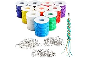 Timeless Treasure: Bright Creations Lanyard String Boondoggle Kit for Budding Crafters