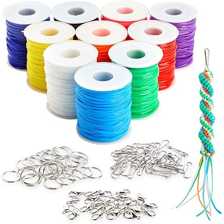 Timeless Treasure: Bright Creations Lanyard String Boondoggle Kit for Budding Crafters