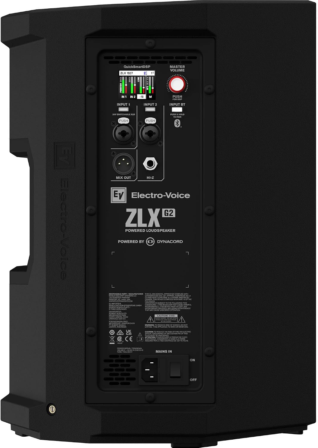 Electro-Voice ZLX-8P-G2 1000W 8" Bluetooth Powered Speaker (Pair) with Padded Speaker Covers, Speaker Stand Pack and 2X Professional Grade XLR Cables