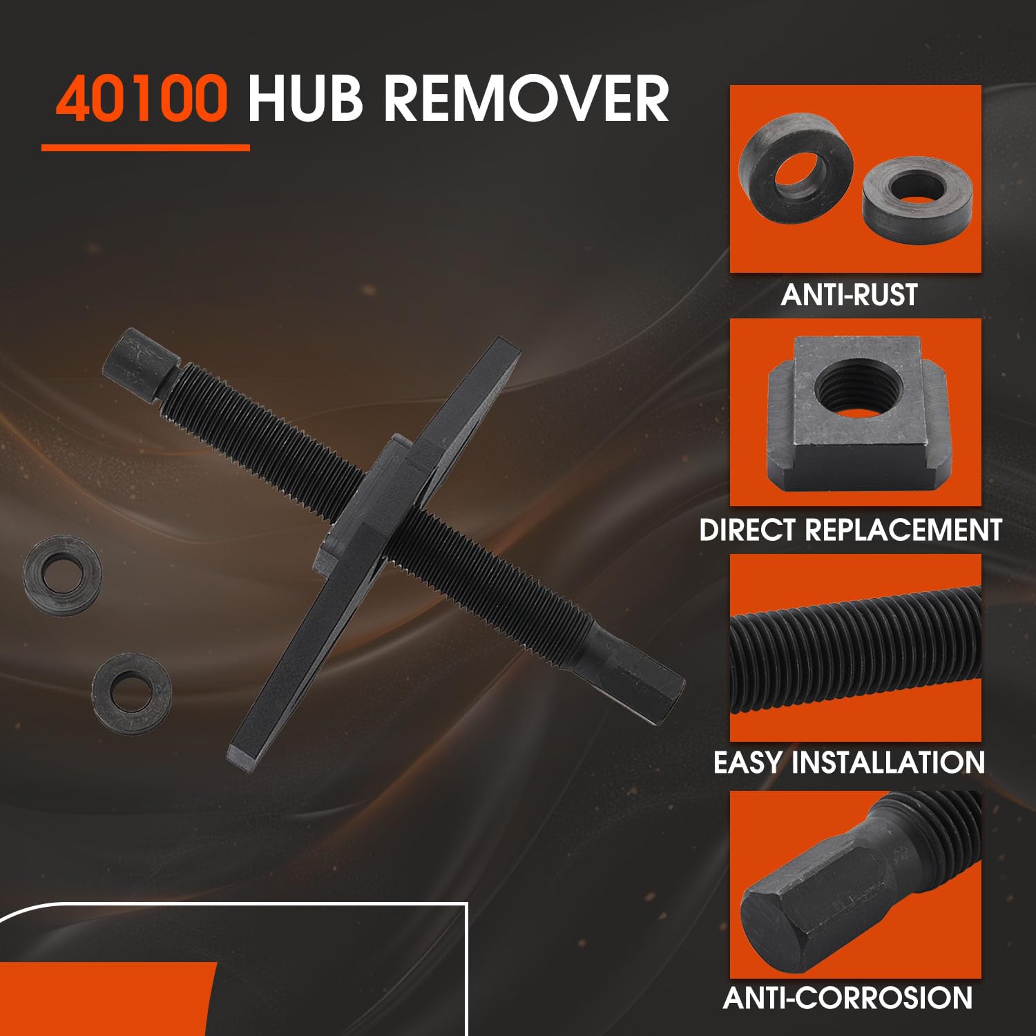 Hub Removal Tool Oreillys RULLINE 40100 Hub Removal Tool & 22800 Stud ...