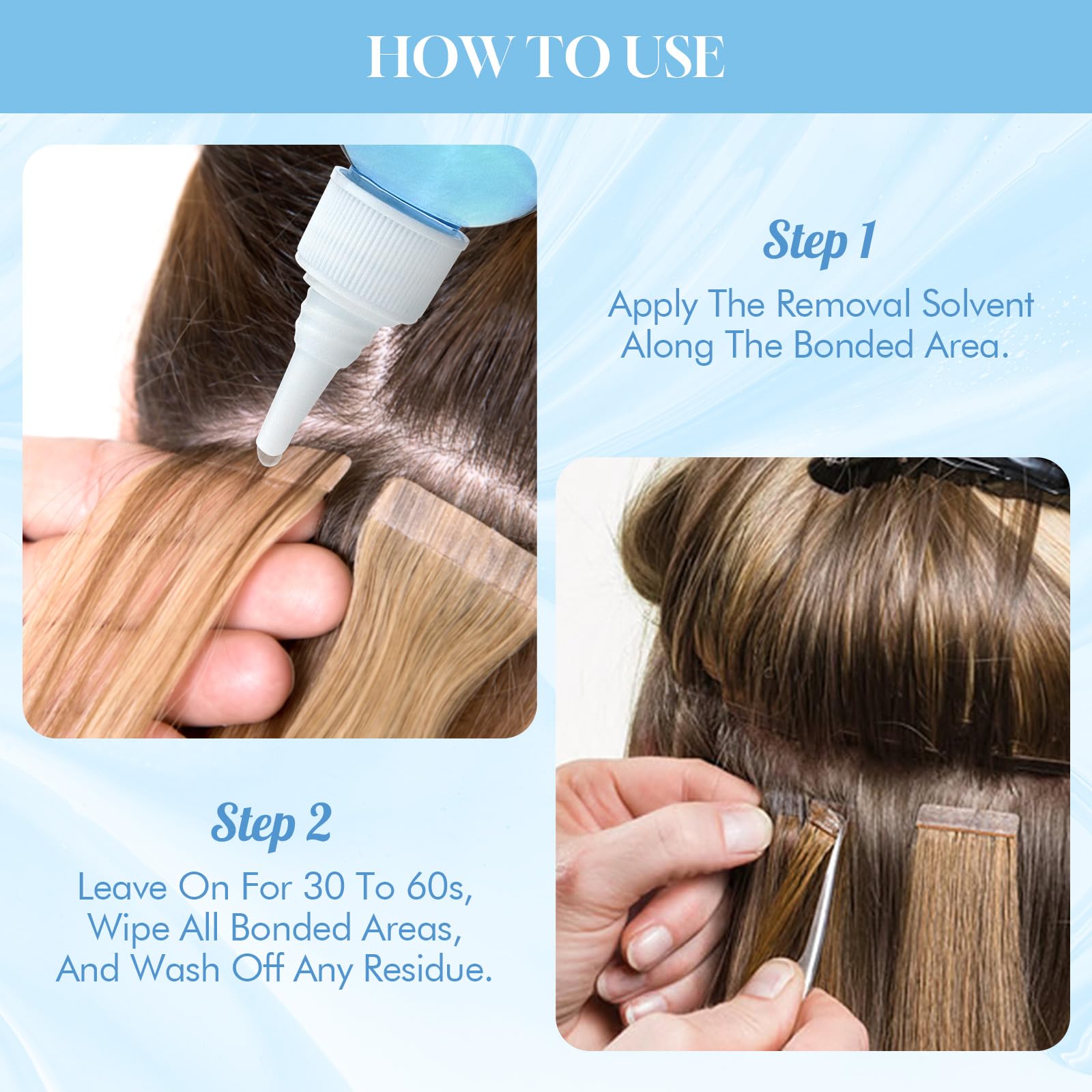 Dolahair Tape in Extension Remover Spray Lace Glue Remover Wig Glue