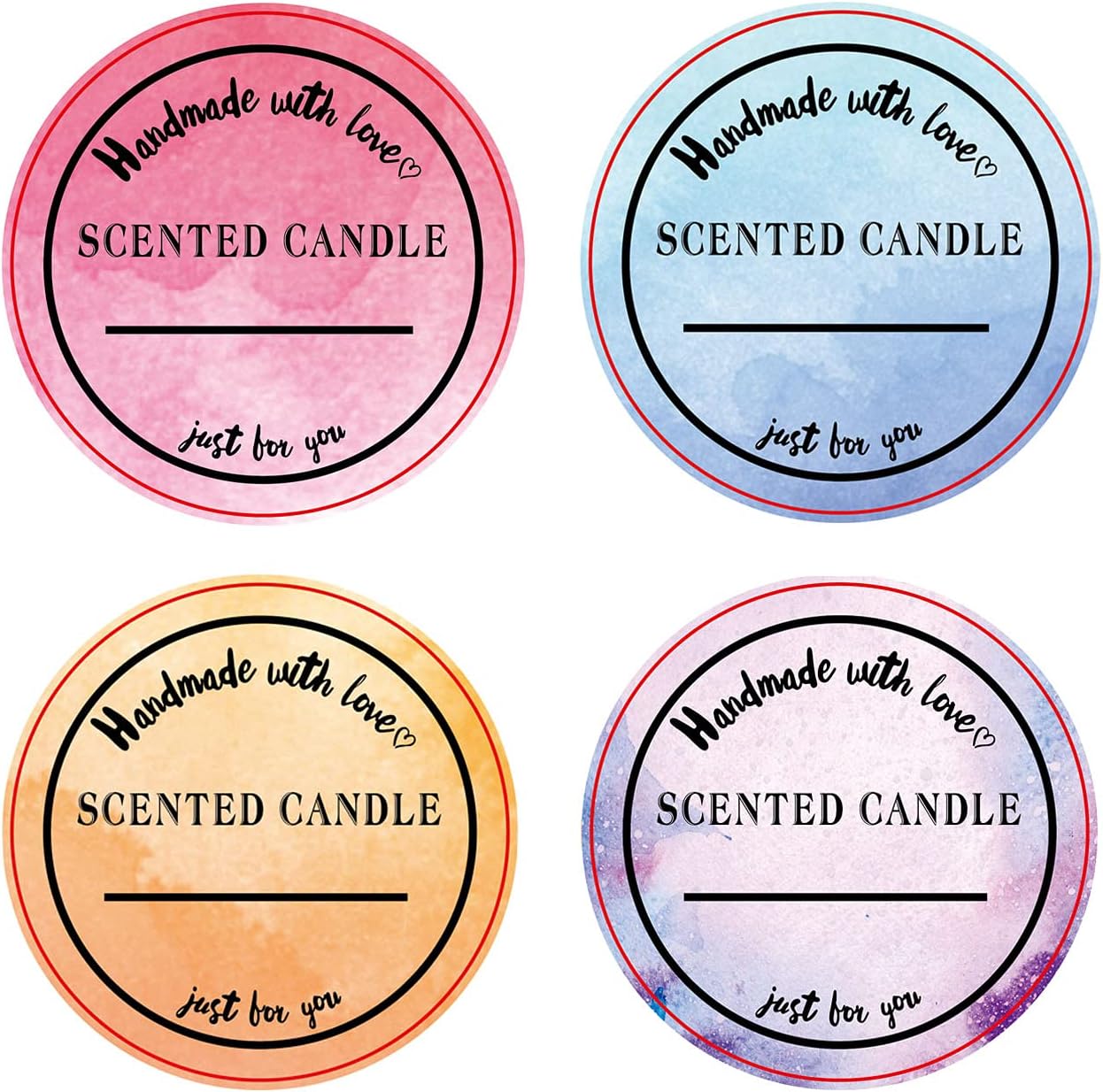 Candle Label roll 2inch I 500 Waterproof Labels are Used