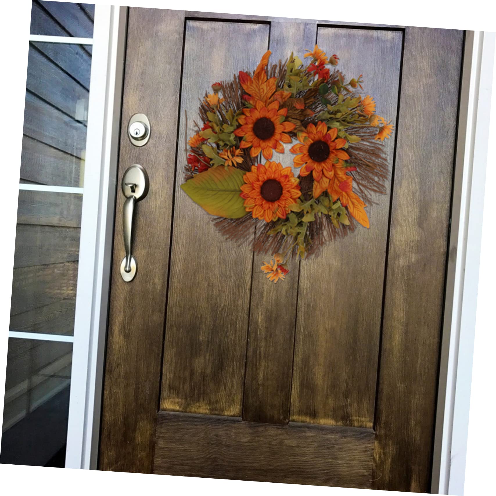 TOPBATHY 3 Pezzi Squisita Ghirlanda Di Girasole Lampada Ghirlanda Luminosa Porta Appesa Decorazione Per Matrimonio Casa Negozio Decorazioni