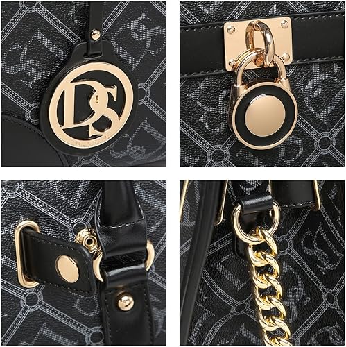 Miniatura 3 de Dasein - Bolso de mano para mujer, con asa superior, bolsa de hombro, bolsa de trabajo, 2 unidades.