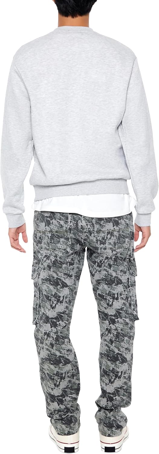 Forever 21 Mens Camo Drawstring Cargo Pants - Image 4