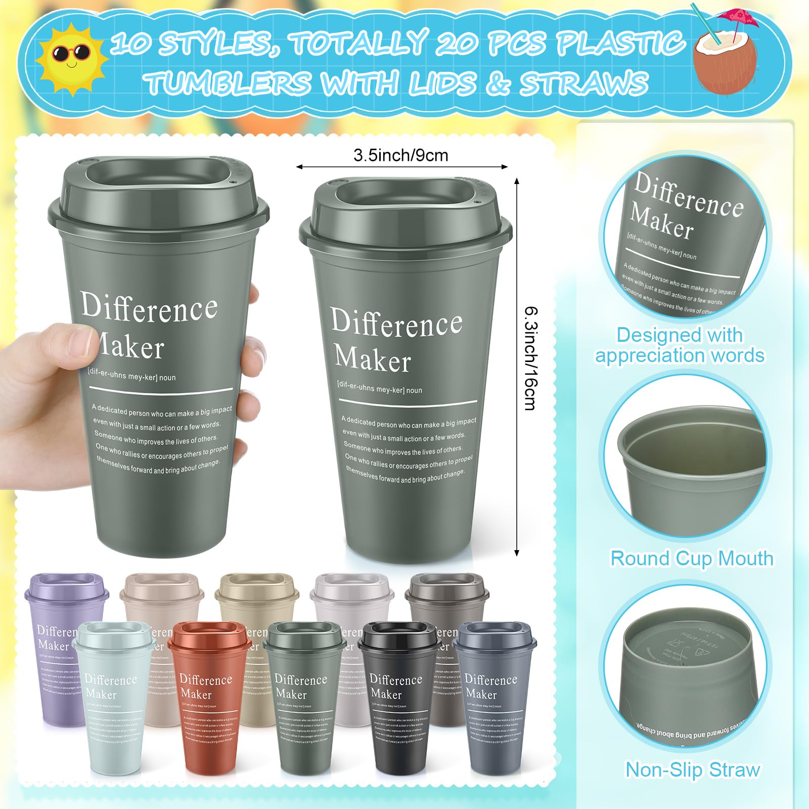 Set di 60 regali di apprezzamento per dipendenti, per colleghi, tazza di ringraziamento, formato A6, quaderni motivazionali con penna, per insegnanti di squadra, personale volontario, colori