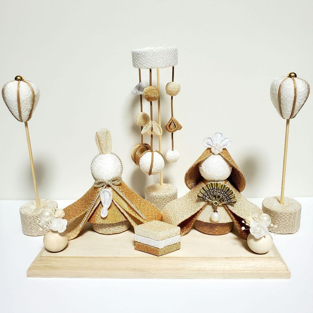 つまみ細工 つるし雛 つるし飾り うさぎのお雛様 BOX付き❗️ 【公式通販】 つまみ細工 つるし雛 つるし飾り うさぎのお雛様 BOX付き❗️ 【公式通販】