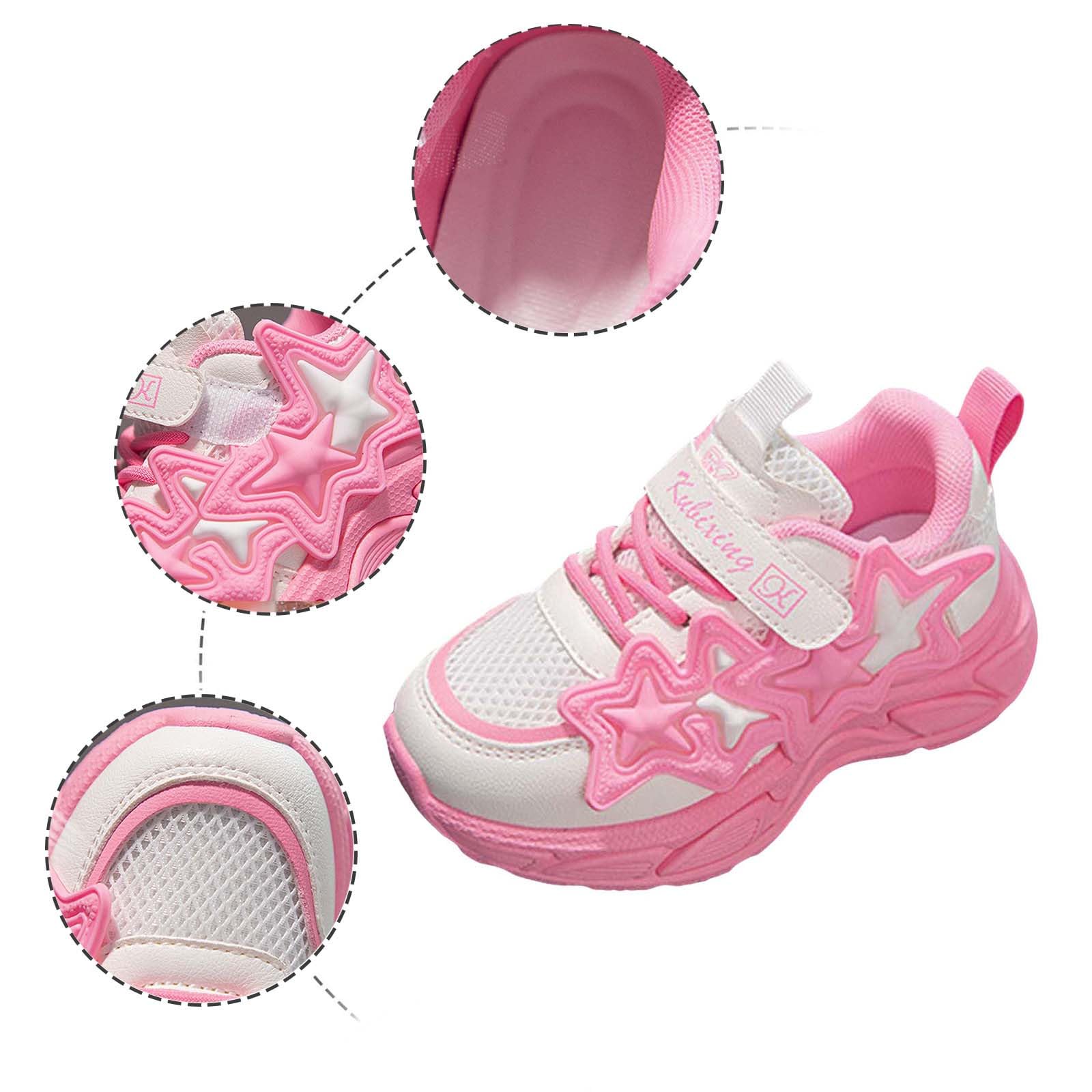 Genérico Zapatillas de Deporte niños niñas Casuales Frescas Diseño Moderno y Sencillo Resistente Duradero Práctico para el día a Antideslizante Transpirable Salidas diarias
