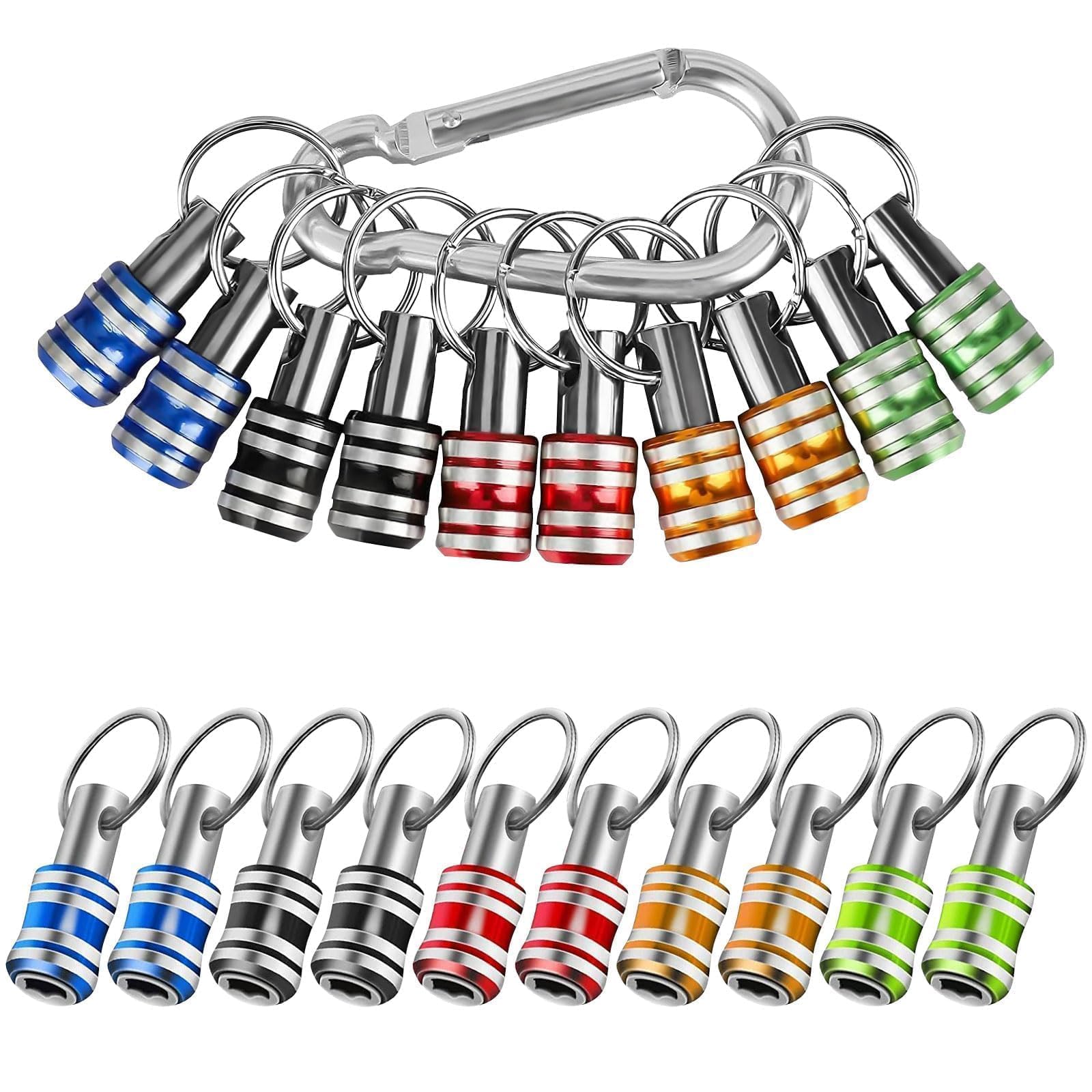 YJYCSAH-3 Set Bit Holders 1/4 Inch Hex Shank Screwdriver Bits Holder Extension Bar Keychain Screw Adapter Drill Change Hand Held Screwdrivers Drill B YJYCSAH-3 Set Bit Holders 1/4 Inch Hex Shank Screwdriver Bits Holder Extension Bar Keychain Screw Adapter Drill Change Hand Held Screwdrivers Drill B