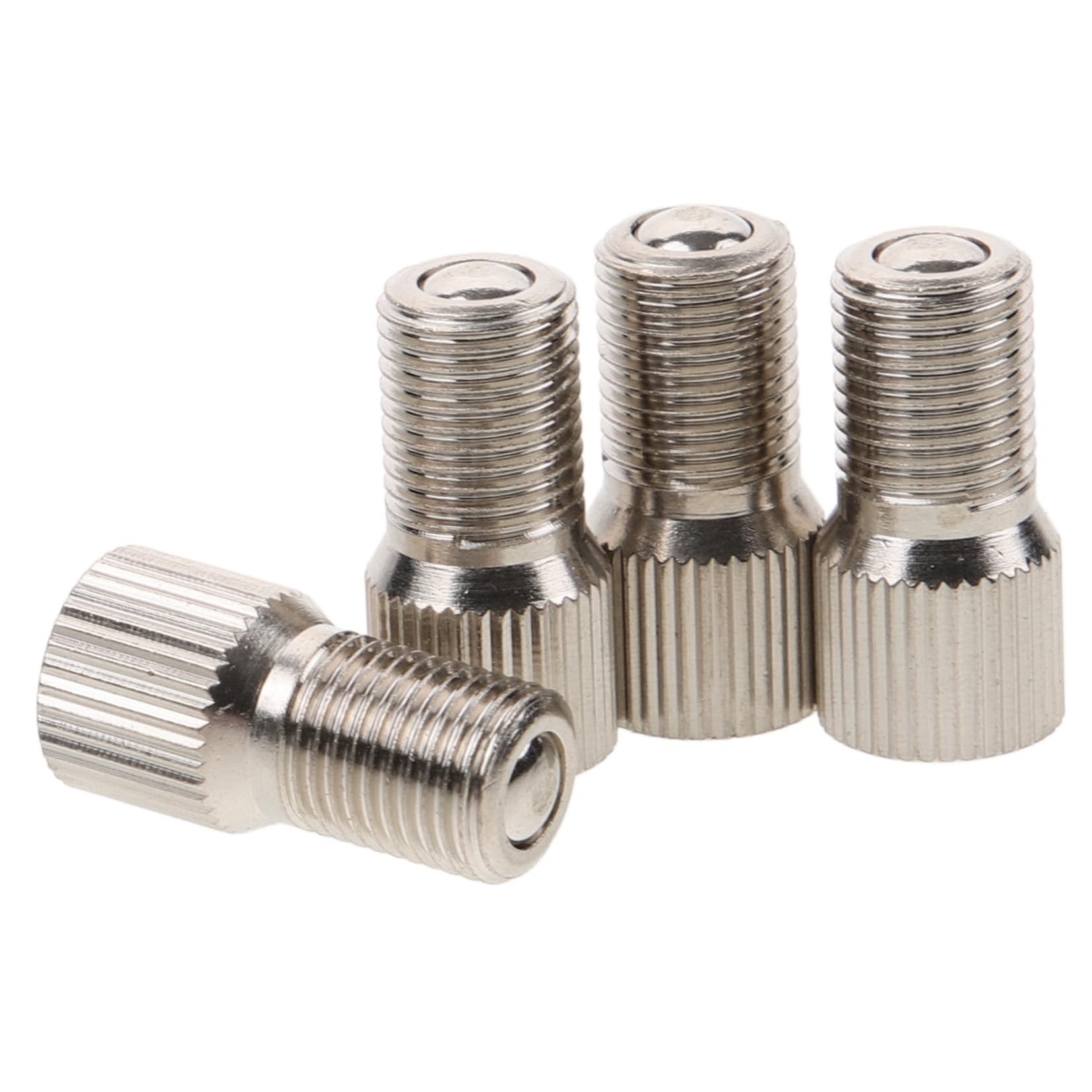 PACKOVE 4pcs Tire Valve Stem Extenders Durable Valve Extension Rods for Motorcycles Atvs and Electric Bikes Easy Tire Inflation Tool