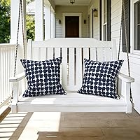 Vista 2 de LVTXIII - Juego de fundas para cojines de sofá, patio o sillón de exteriores, cuadradas y decorativas, 2 unidades de 16" x 16", sin relleno