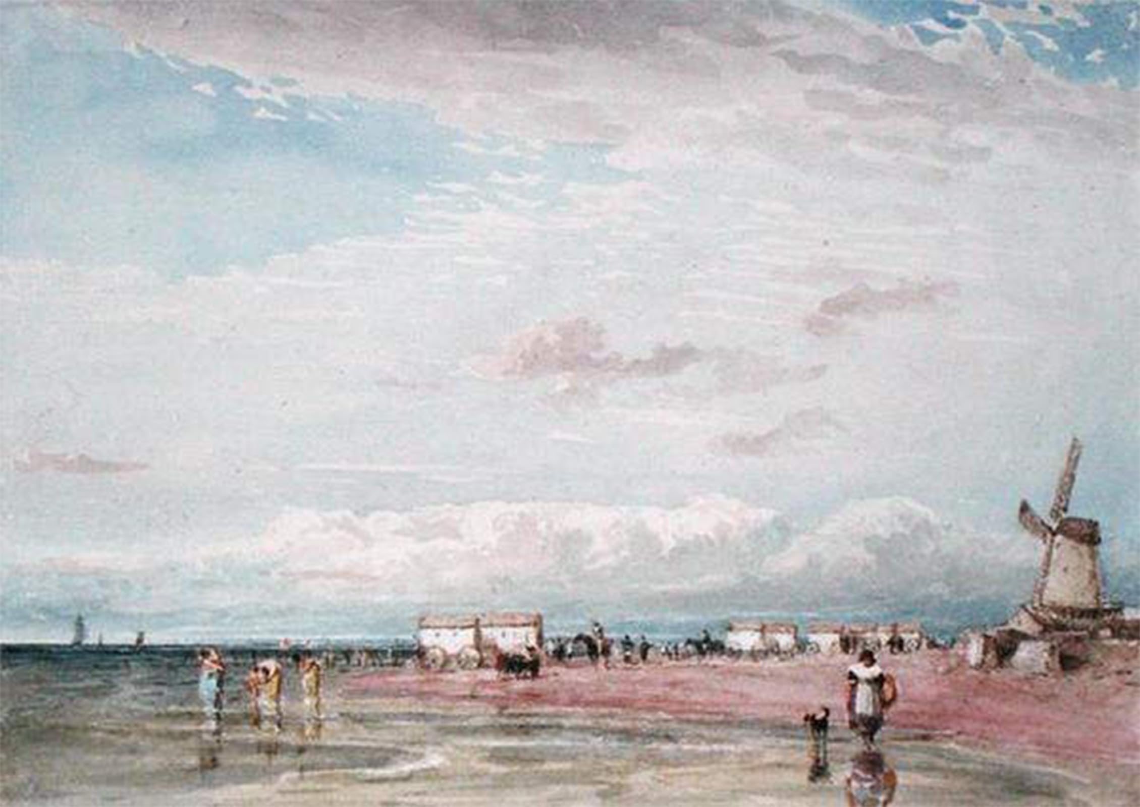 ARTXLXXBN Famous Painting Art Wall Decor Abstract Art Picture North Shore by David Cox Animal Pictures for Home Decor 60x90cm