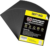 Vista 8 de DIYMAG Hojas Adhesivas Magnéticas, 8" x 10", Paquete de 12 Hojas Magnéticas Flexibles con Respaldo Adhesivo para Manualidades, Fotos