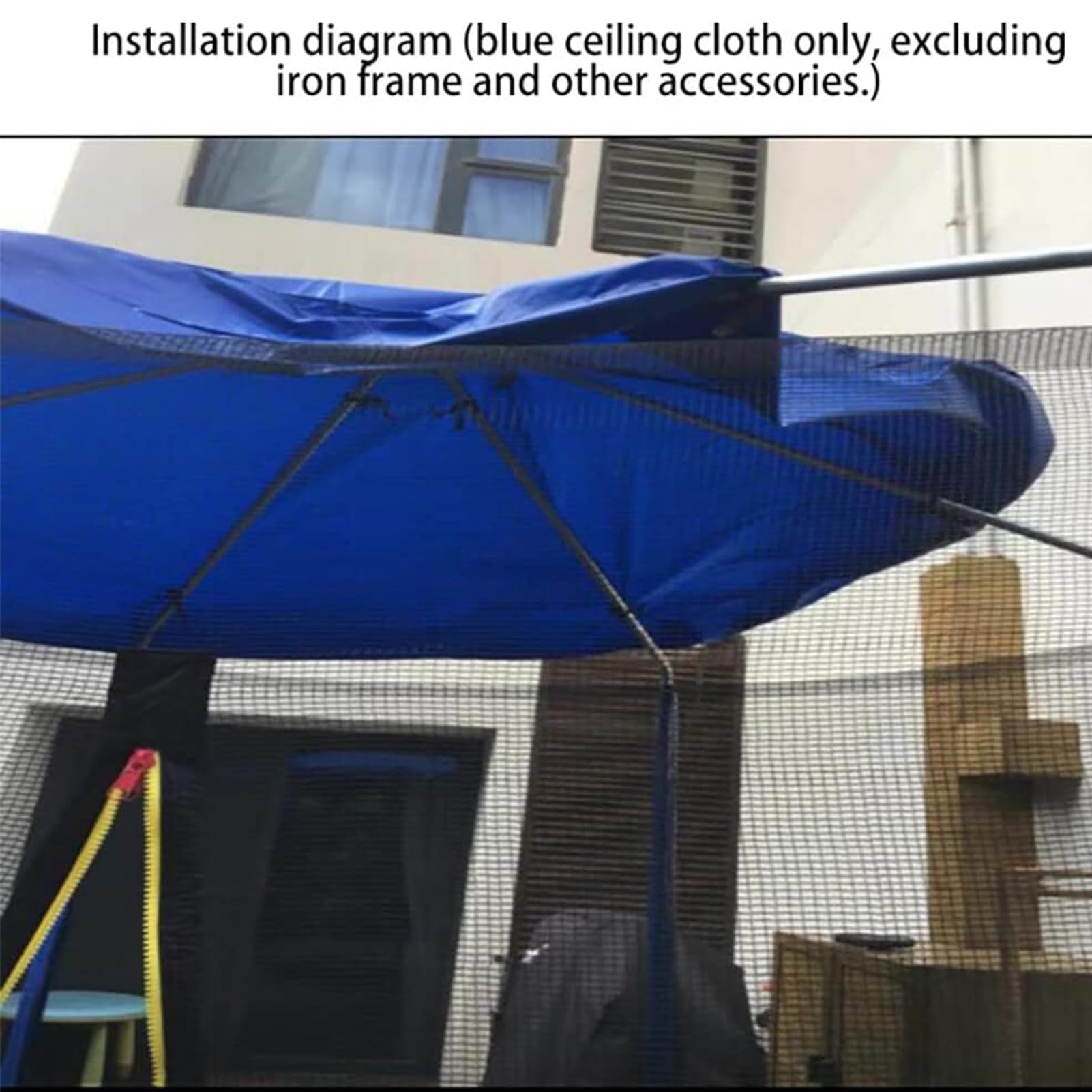 Machrus Upper Bounce Trampoline Replacement Safety Net for Upper Bounce 8' X 14' Rectangular Trampoline