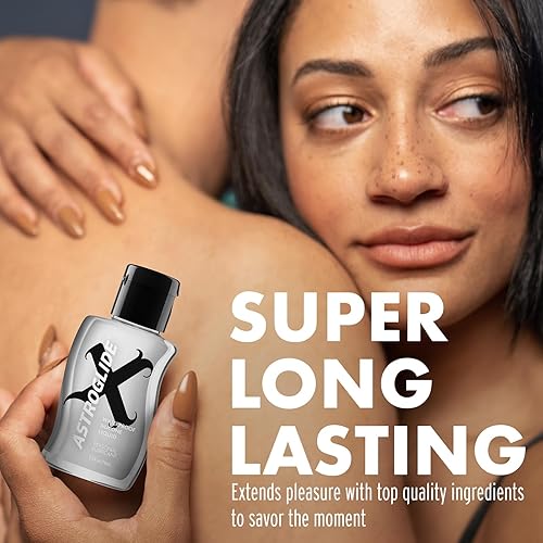 Miniatura 5 de Astroglide Lubricantes de silicona (5 oz y 2.5 oz) Lubricantes personales de alta calidad, lubricantes sexuales sedosos de larga duración,