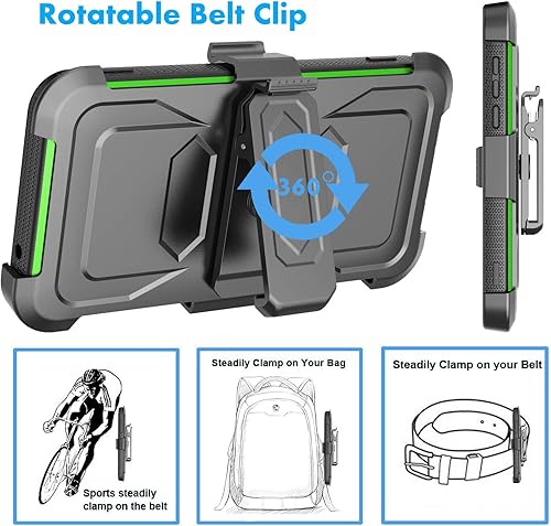Miniatura 6 de Njjex Funda compatible con Motorola Moto G Power 2020Moto G Stylus 2020 con protector de pantalla de vidrio templado 2 unidades Nbeck Funda