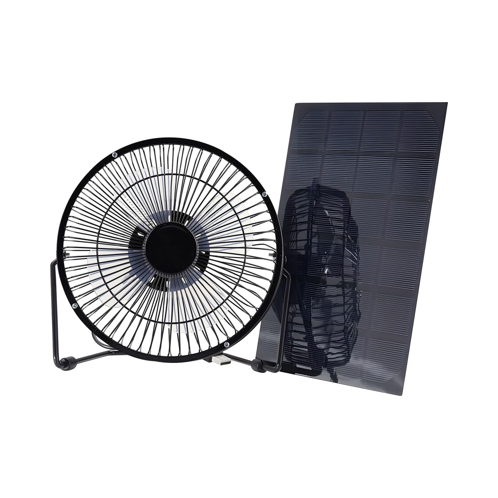 Alksubbm Permanent Weather Immune 5.5W Solar Run 8In Refrigerating Fan Transportable for Permanent Wilderness Expeditions Backpacking and Backpacking Solar Fan