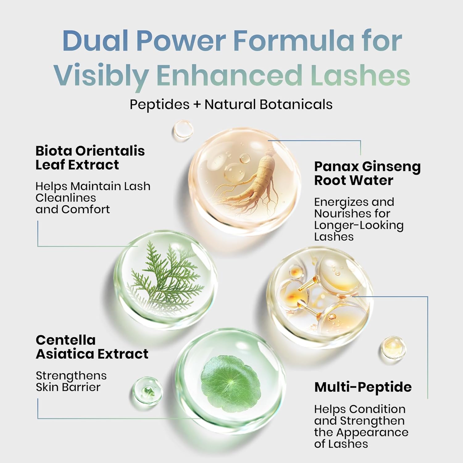 Beetles Lash Conditioning Serum 2.5ml – Nourishing Lash Serum for a Fuller, Healthier-Looking Lash Appearance with 50 Clean Pads and Lash Ruler Gift for Women