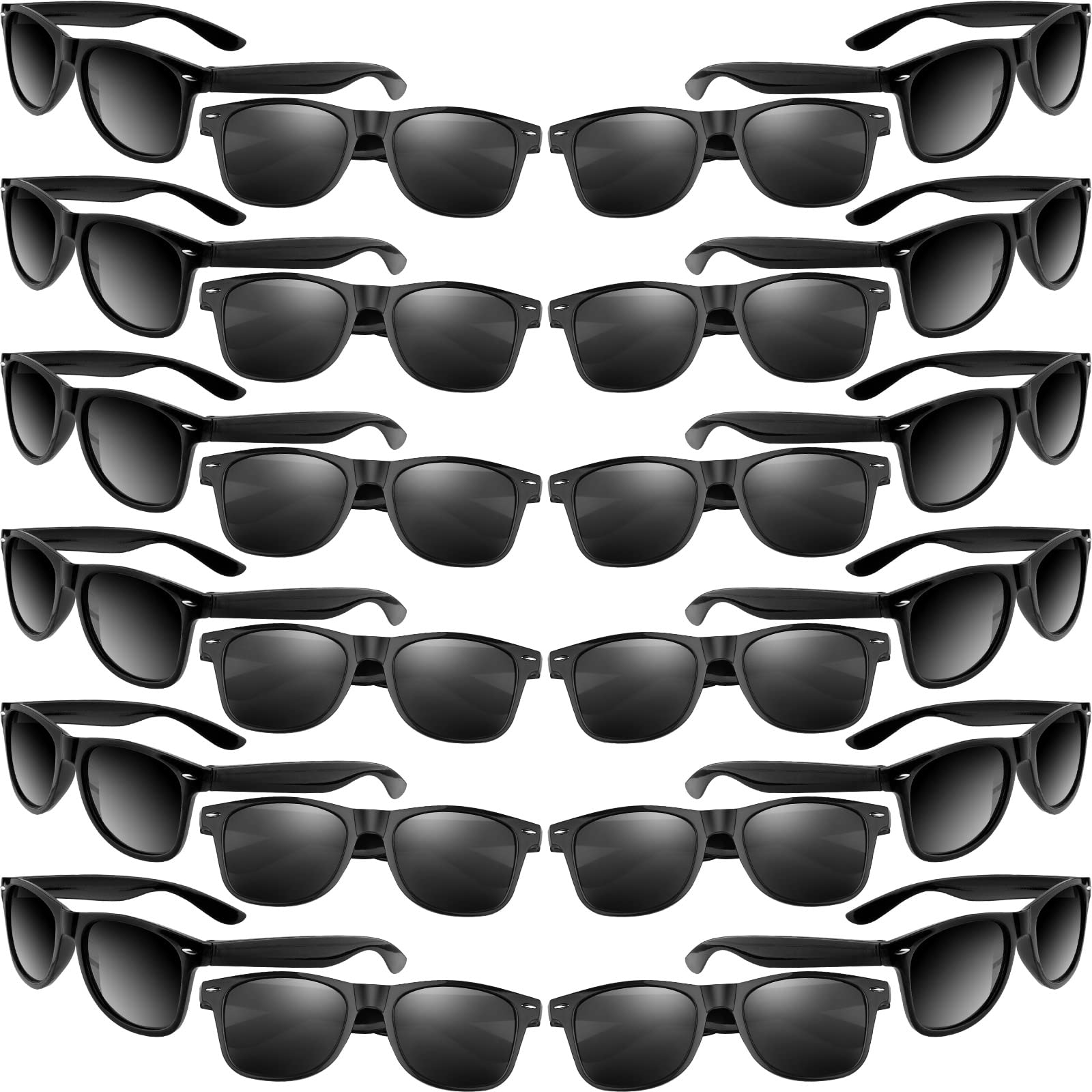 MIAHART 24 Pack Kids Sunglasses Party Glasses Bulk Goody Bag Fillers for Boys and Girls Birthday Party Summer Party Supplies