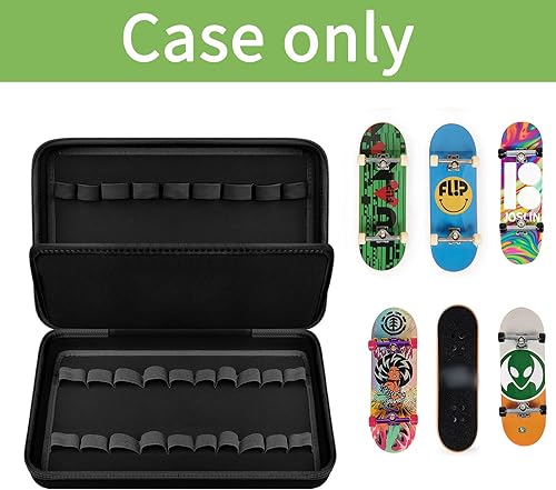 Miniatura 5 de ALKOO Funda compatible con TECH DECK Ultra DLX Diapasón de 4 unidades, también tiene capacidad para 38 piezas para HOMETALLpara teak Tuningpara