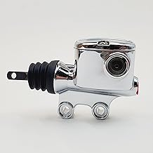 Chrome 3/4&rdquo; Bore Rear Brake Master Cylinder for 2008-2023 Harley Electra Glide FLHT, Street Glide FLHX, Road Glide FLTR &amp; Road King FLHR Touring Models - Replaces HD Part Number 41763-08B