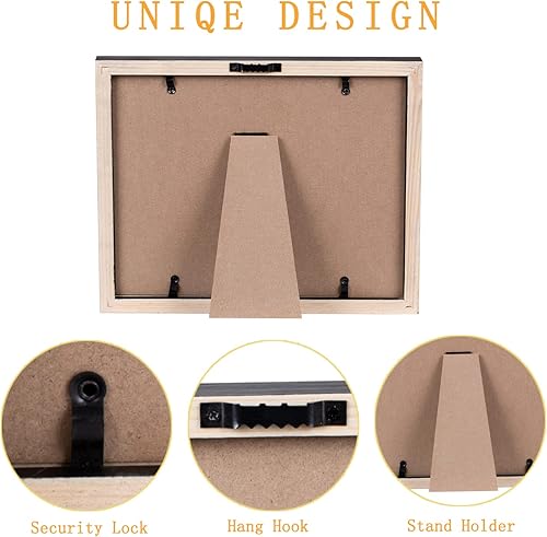 Miniatura 3 de Aqsacokiya Kit de huellas y manos de tinta para bebé, marco de fotos de huellas de mano, kit de recuerdo y kit de tinta para huellas de manos o