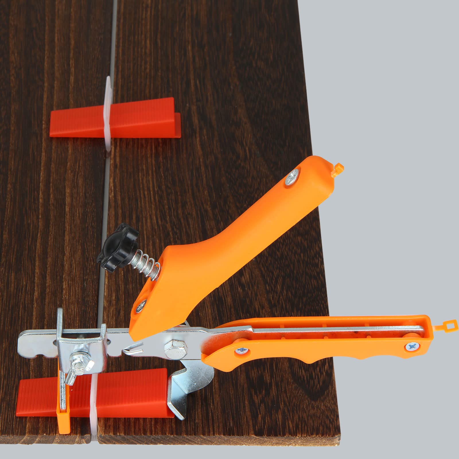 JMIATRY Sistema de nivelación de azulejos, espaciadores niveladores de azulejos, 2 mm, 600 clips espaciadores de nivelación, 100 cuñas reutilizables y 2 alicates de instalación, kits de sistema de