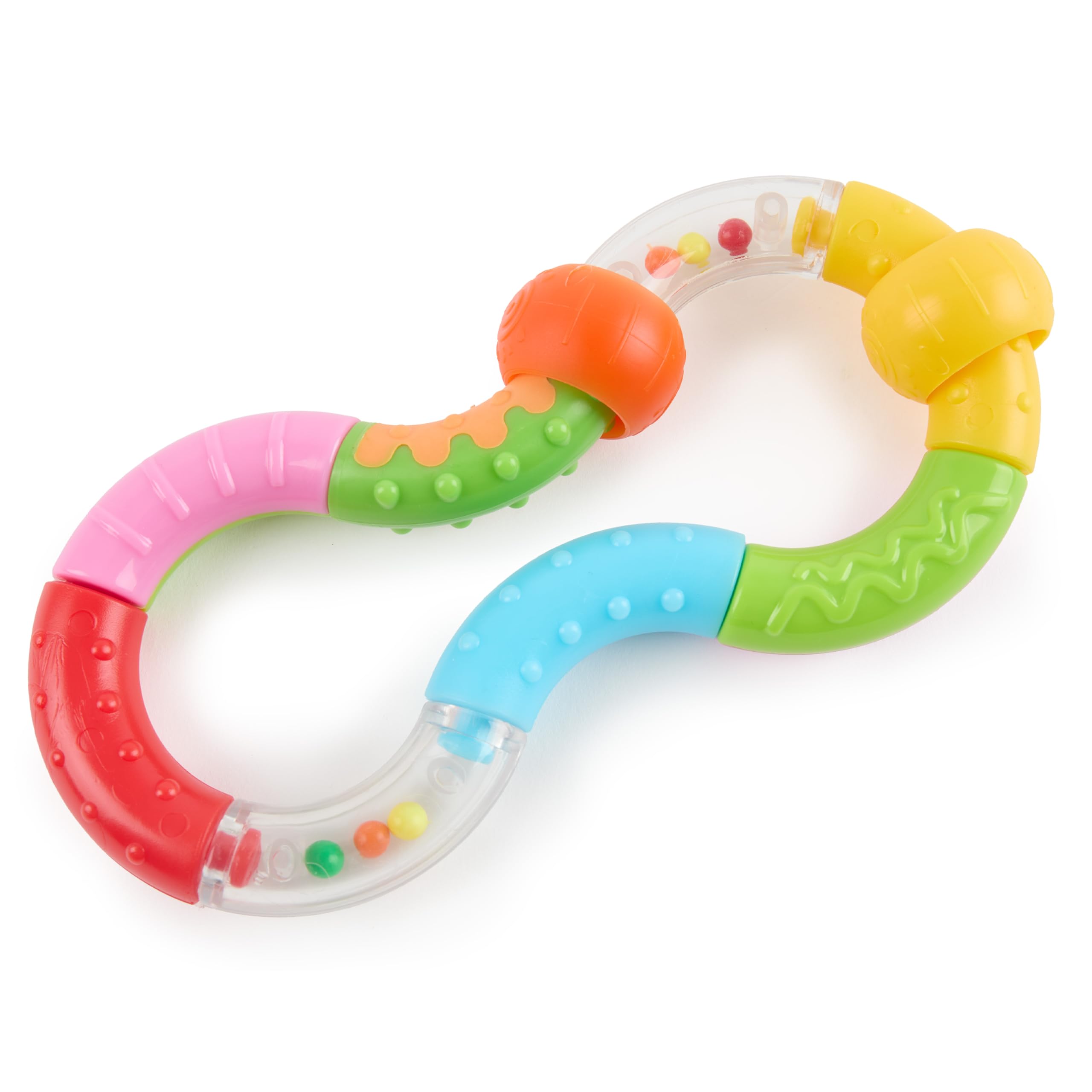 Bieco Ring Rattle Baby with Moving Elements | Teething Ring | Rattle Ring Baby Ring Rattle Grasping Toy Rattle Ring Rattle Motor Activity Toy | Sensory Toy for Babies