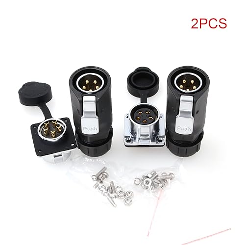 Miniatura 7 de Eonvic LP20 - Conector de aviación de 3 pines, conectores de cable impermeables industriales para industrial, energía, automóvil, proyecto de