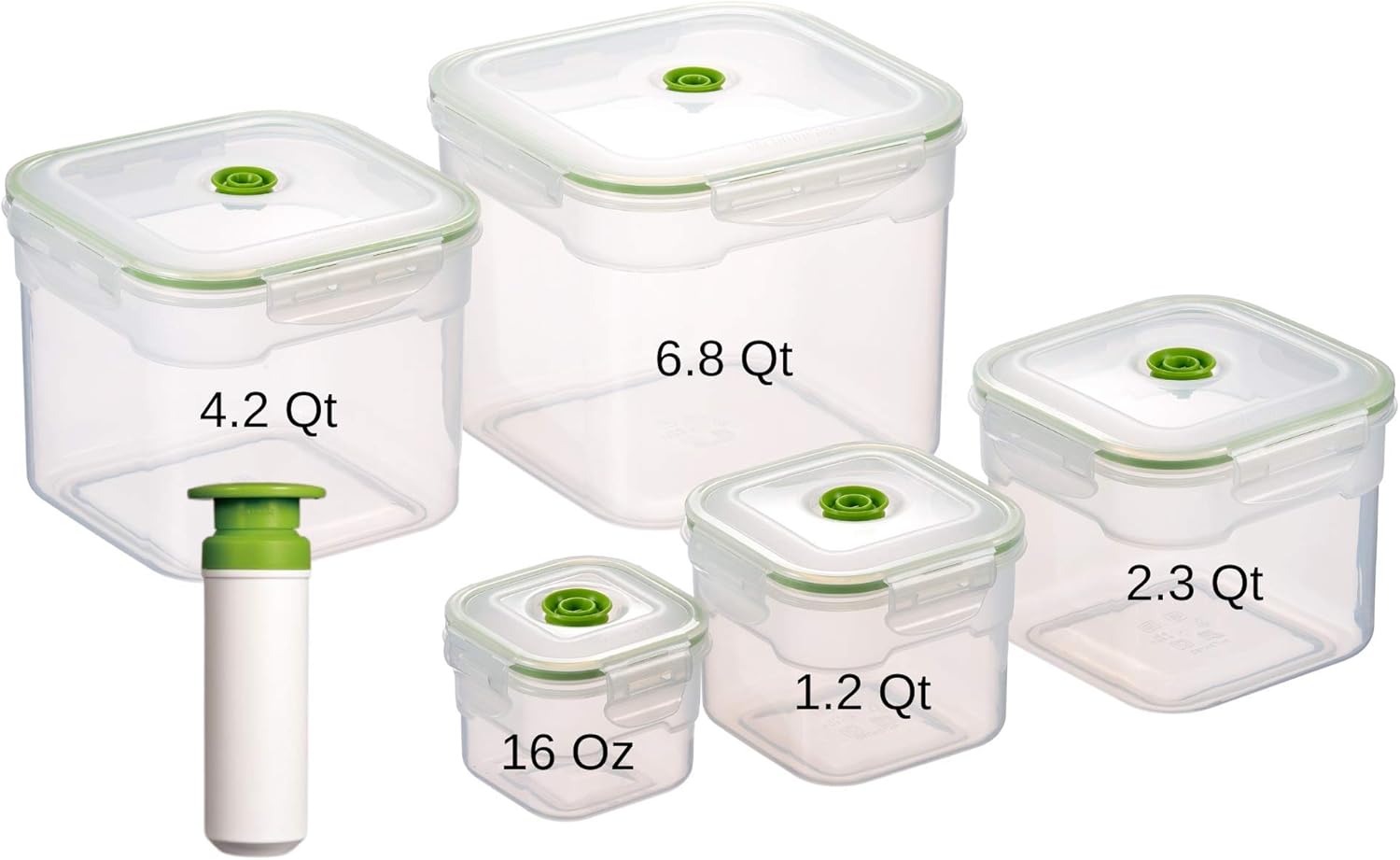 Lasting Freshness 11 piece Vacuum Seal Food Storage