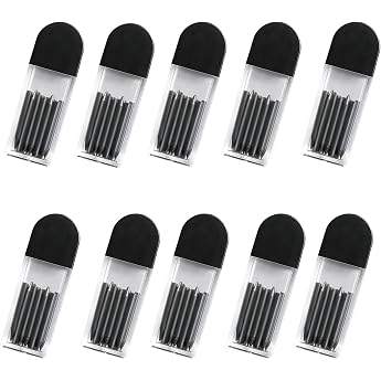 Compass Refills, 2B Compass Refills 2 mm Pack of 100 | Diameter compass refills, 2 cm long leads for mathematical drawing cre